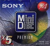 Sony MiniDisc 74min 5pack Premium