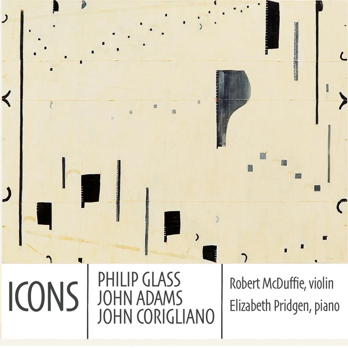 Robert McDuffie & Elizabeth Pridgen - Icons: Philip Glass, John Adams, John Corigliano (CD)