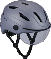 BBB Cycling Move Faceshield Transparant E-bike Helm - Speed Pedelec Helm - Elektrische Fiets - Snorfiets - Mat Grijs - Maat L - BHE-57