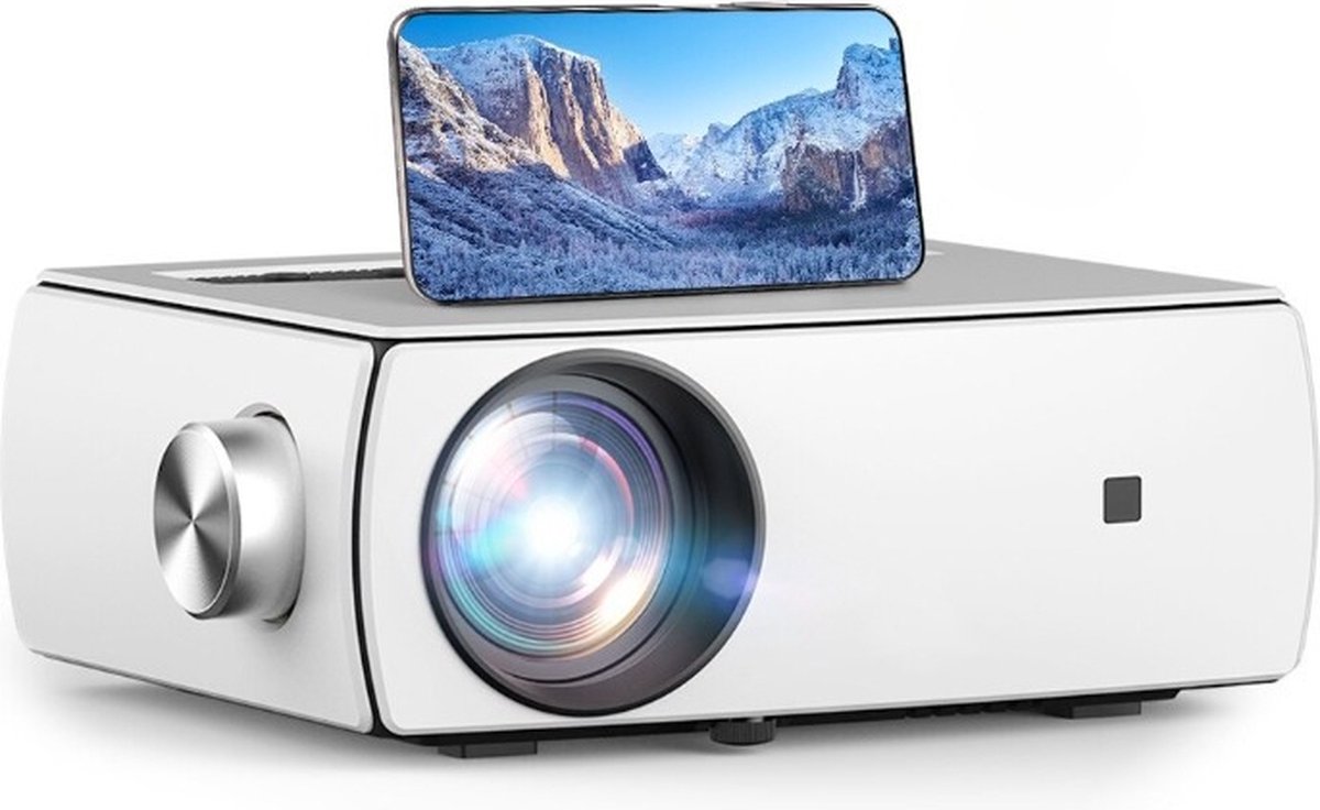 SONTRIX Beamer - 1920x1080P - Bluetooth - Projector - Mini Beamer - Cinema – Wit