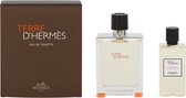 Hermès Terre d`Hermès Giftset - 100 ml eau de toilette spray + 80 ml showergel - cadeauset voor heren