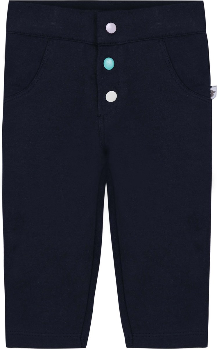 Ducky Beau Pants Navy - Babybroekje - Blauw - Meisjes - Maat: 56