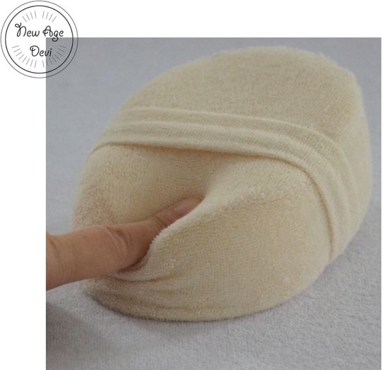 2 Stuks Loofah Badspons Scrub & Massage Spons Bad Douche Spons