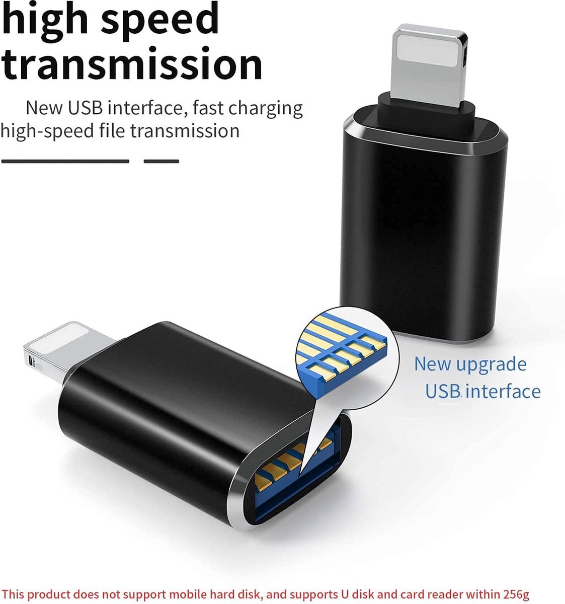 Adaptateur Staza® Lightning vers USB - Adaptateur USB 3.0 OTG vers  Lightning 