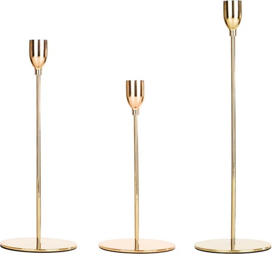 HI Bougeoir 3 pièces ø 10 cm - Or