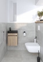 Saqu Florence Fonteinonderkast - 40x21,8x50 cm - Bardolino Eiken - Toilet / WC Kastje