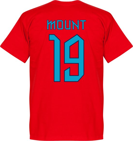 T-shirt de l'équipe d'Angleterre Mount 19 - Rouge - XXL