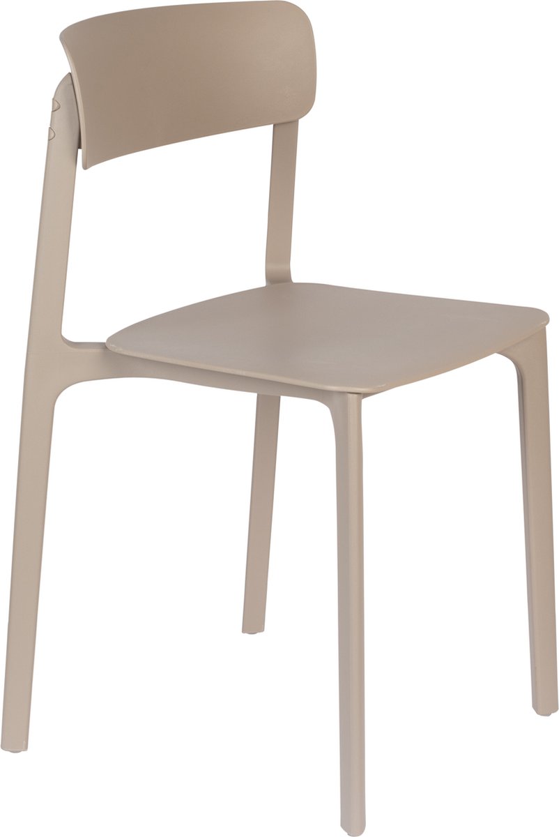 Housecraft Living Clive Tuinstoel/ Eetkamerstoelen Lichtbruin - Set van 4