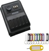 Coffre-fort à clés Benson avec serrure à combinaison et 10 étiquettes de clés
