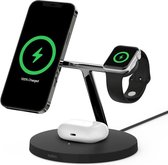 Belkin Boost Charge Pro - MagSafe 3-in-1 Wireless Charger - Zwart