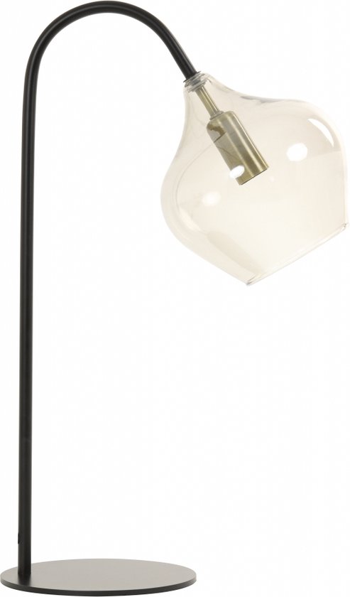 Light & Living Tafellamp Rakel - 50cm - Mat Zwart