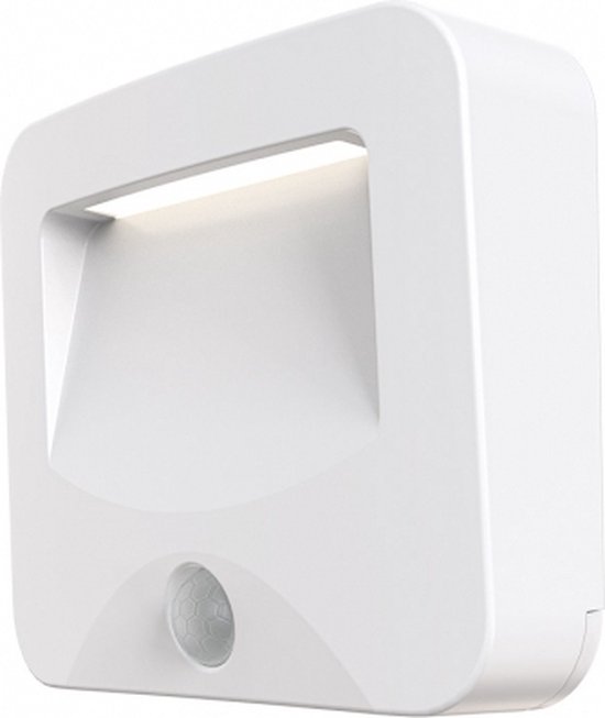 Calex Spot On Draadloze Buitenverlichting - Op batterij - Eenvoudige installatie - PIR sensor - Buitenlamp met Bewegingssensor - Wit