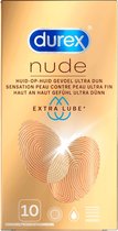 Durex Condooms Nude - Extra Lube - 10 stuks