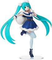 Hatsune Miku SPM PVC Statue Christmas 2020 Blue 22 cm