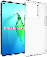 Oppo Reno 8 Pro Hoesje - MobyDefend Transparante TPU Gelcase - Volledig Doorzichtig - GSM Hoesje - Telefoonhoesje Geschikt Voor Oppo Reno 8 Pro