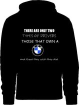 Het kadoshoppie - hoodie met BMW tekst - trui met capuchon - kangoeroezak - grappige hoodie - maat 3XL