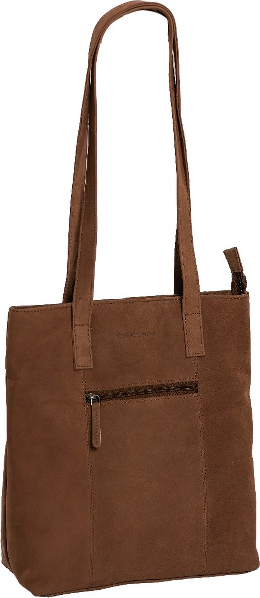 Daniel Ray Burbank Shopper Schoudertas Cognac