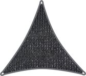 Compleet pakket: Coolaroo schaduwdoek driehoek 6,5x6,5x6,5m Grafiet met bevestigingsset en buitendoekreiniger | 340gr/m2