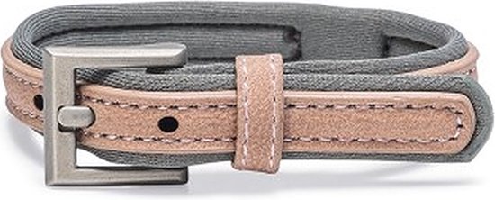 Beeztees Balacron Ax – Honden Halsband – Kunstleer – Roze – Nekomvang van-tot x breedte: 21-26 cm x 10 mm