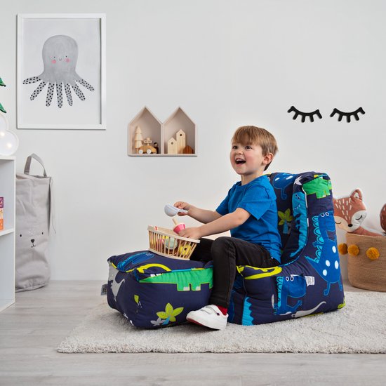 Ready Steady Bed Enfants Bean Bag Chair avec repose-pieds Soft Kids  Fauteuil | pouf... | bol.com