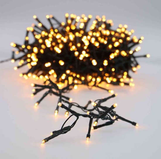 Kerstboomverlichting Micro Cluster - 8 m - 400 LED's - warm wit - DecorativeLIghting