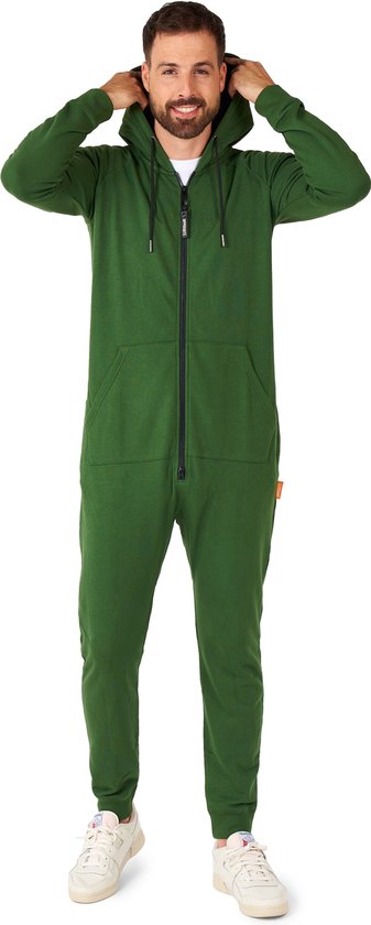 OppoSuits Glorious Green - Heren Onesie - Winter Outfit - Groen - Maat L