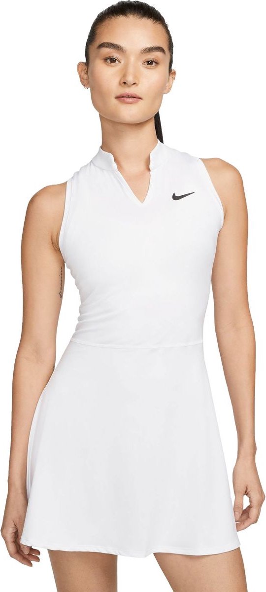 Nike Court Victory Tennis/Padel Jurk Dames - Wit | Maat: XL (EU 48-50) |  