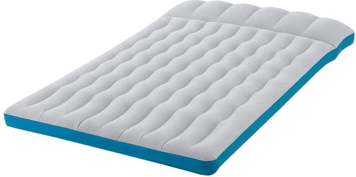 Luchtbed - 2 Persoons - Met Ingebouwde Pomp - 152x203x46 cm - Inclusief Draagtas - Grijs