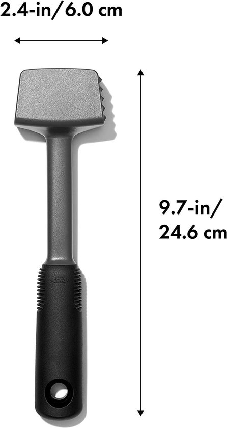 Marteau à Viande Double Face - Attendrisseur Anti-adhésif, Poignée Ergonomique - Pour Steak, Escalope...