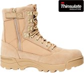 Brandit Schuh Zipper Tactical Boot in Camel-45