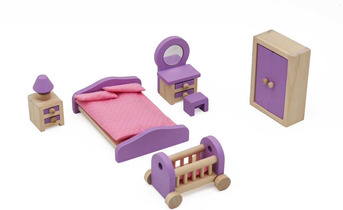 Plantoys Poppenhuis Classic - Woonkamer Set 3jr