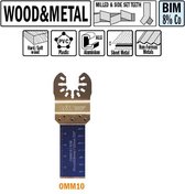 CMT - Multitoolzaagblad voor hout en metaal, 22mm - Multitool machine accessoires - Zagen - Hout - 1 Stuk(s)