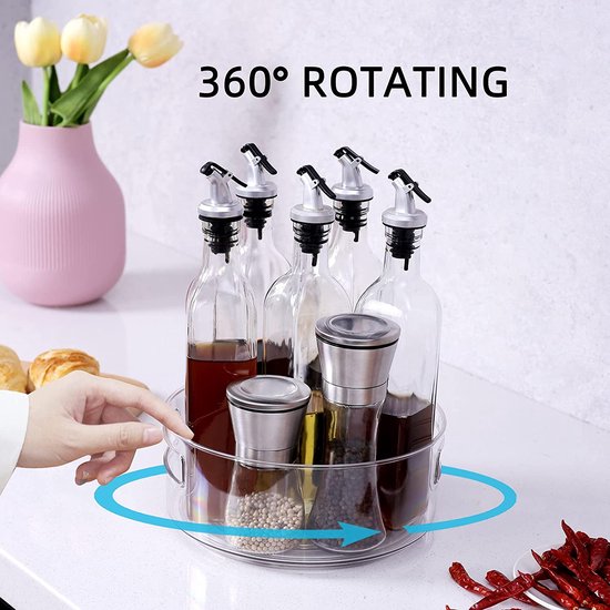 Semlos Lazy Susan Organiseur De Placard Pour Armoire D'angle