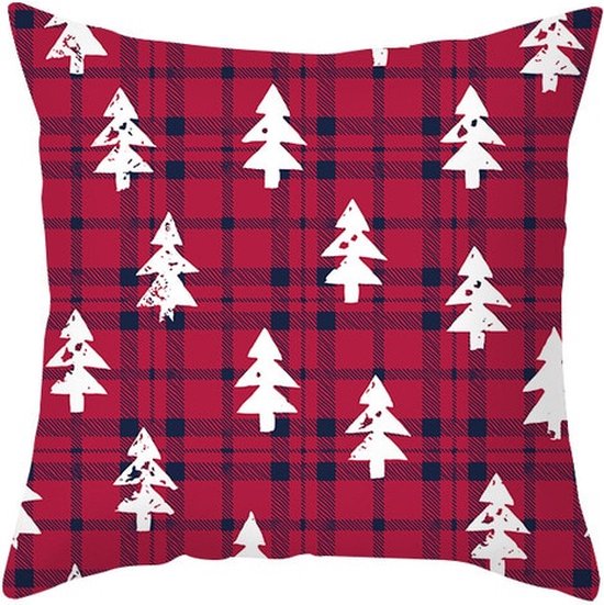 45x45cm Noël Père Noël Oreiller Coussin Housse Voiture Maison Canapé  Décoration Taie d'Oreiller