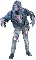 KIMU Kostuum Zombie Apocalypse Pak - The Walking Dead Zombiepak Met Masker Halloween - Skelet Horror Eng Geest Festival
