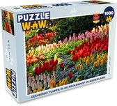 Puzzel Gekleurde tulpen in de Keukenhof in Nederland - Legpuzzel - Puzzel 1000 stukjes volwassenen