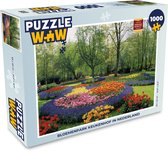Puzzel Bloemenpark Keukenhof in Nederland - Legpuzzel - Puzzel 1000 stukjes volwassenen