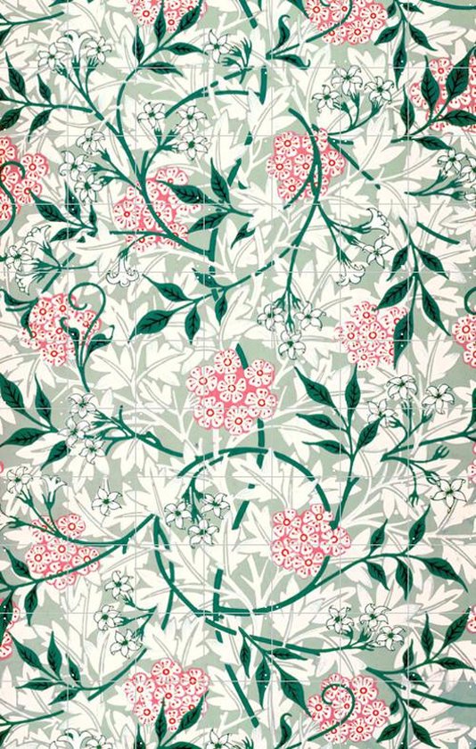 IXXI Jasmine green - William Morris - Wanddecoratie - 220 x 140 cm