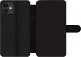 Bookcase Geschikt voor iPhone 12 Pro Max telefoonhoesje - Grijs - Herfst - Seizoenen - Kleuren - Met vakjes - Wallet case met magneetsluiting