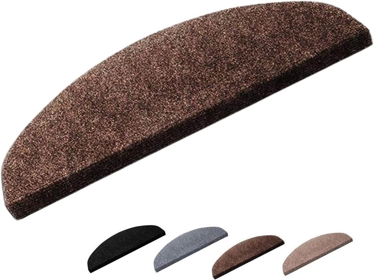 Zelfklevende Trapmatten - Antislip, Geluidsdempend & Comfortabel - Verschillende Kleuren & Maten