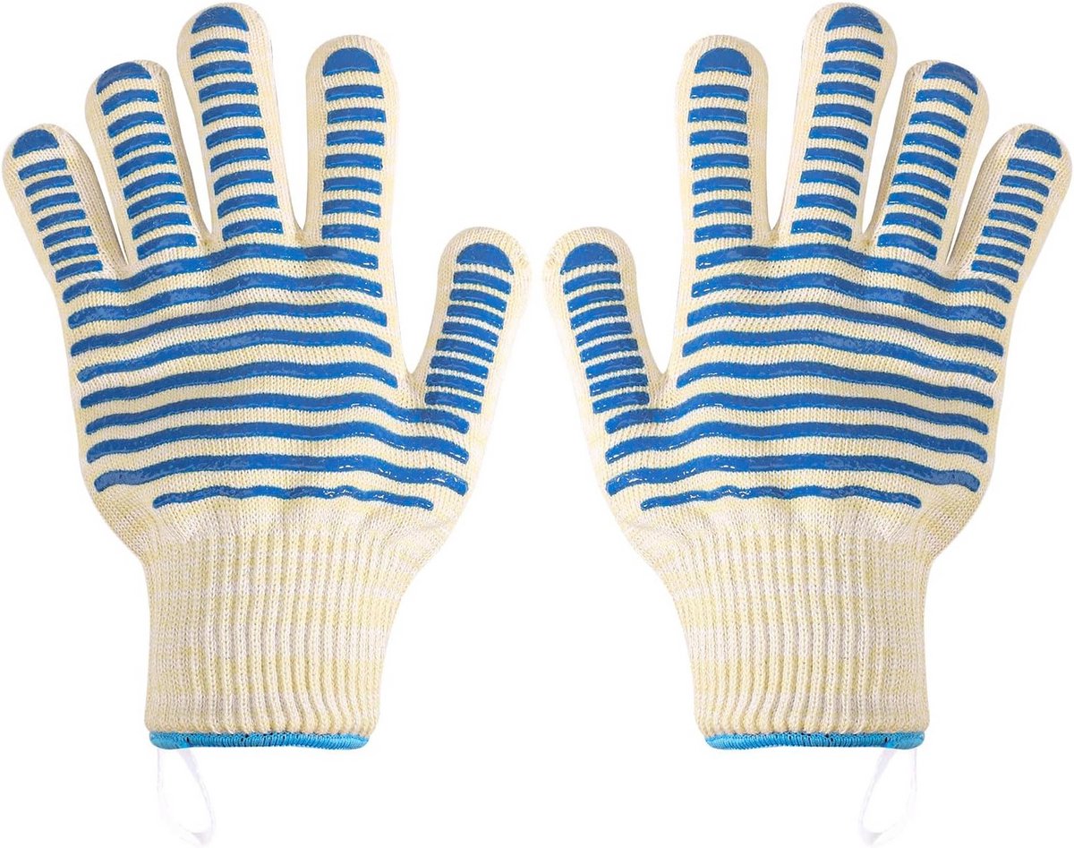 Hittebestendige Ovenwanten met Hoge Temperatuur Bescherming - Antislip Bak- en Grillhandschoenen