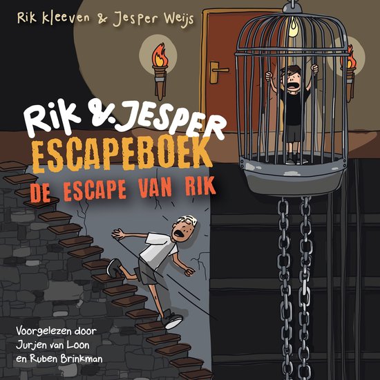 Rik en Jesper escapeboek - De escape van Rik - cover