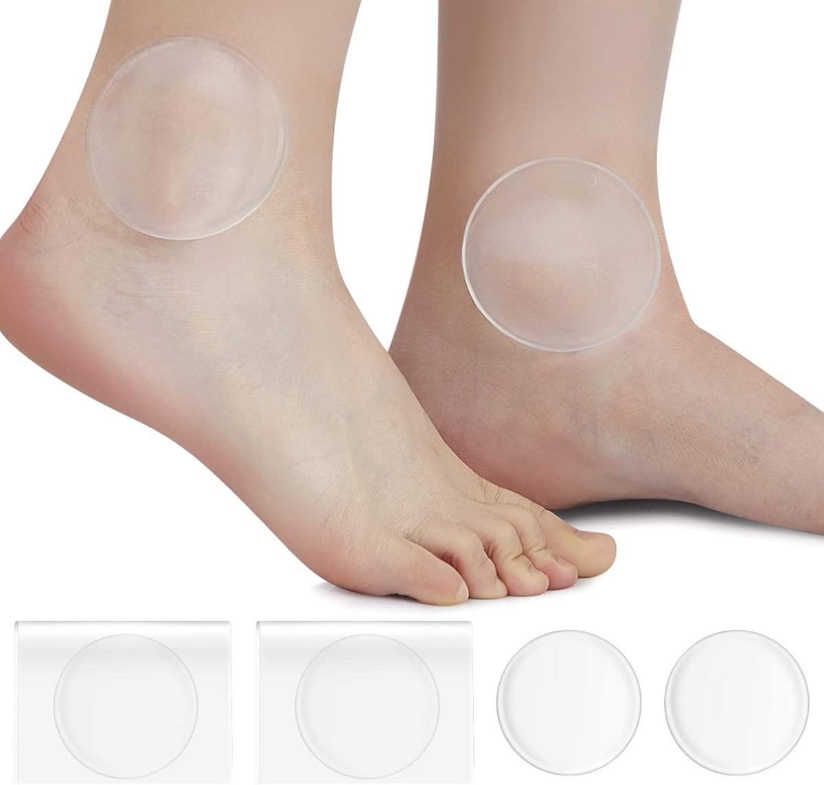 4 Stuks Gel Enkel Pads voor Bescherming bij Skaten, Skiën en Andere Sporten