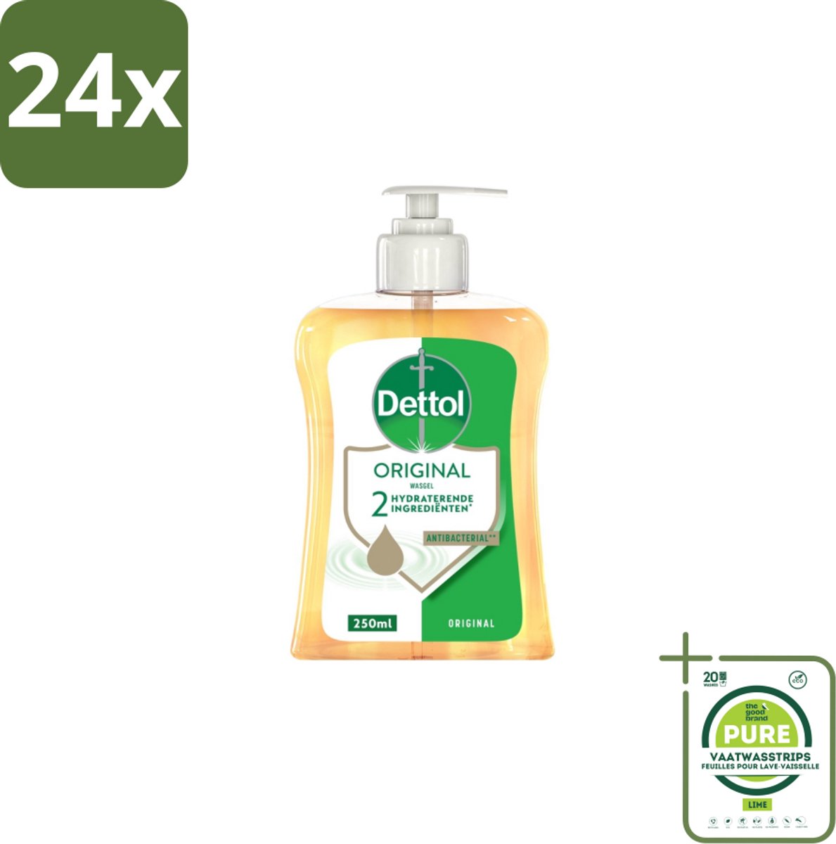 Dettol Handzeep Original 250 ml - Voordeelverpakking - 24 stuks - Handzeep - Hygiëne