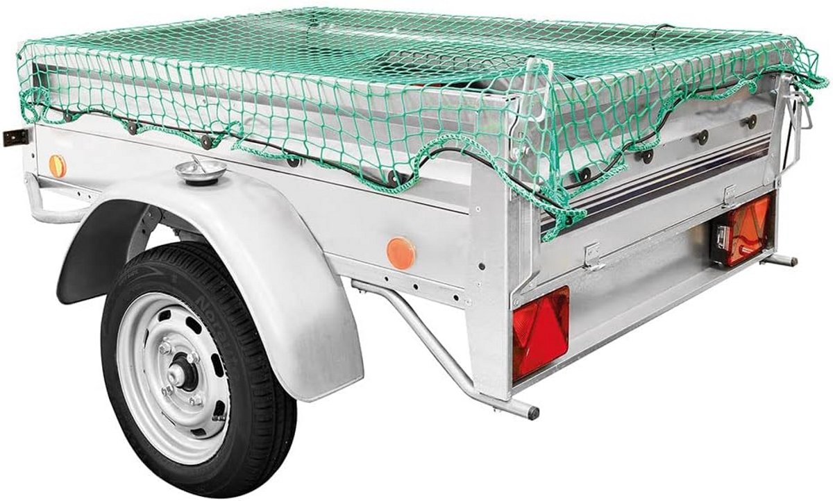 Veiligheidsnet Aanhanger 155 x 105 cm - Zeer Sterk Laadnet voor Bovenlading