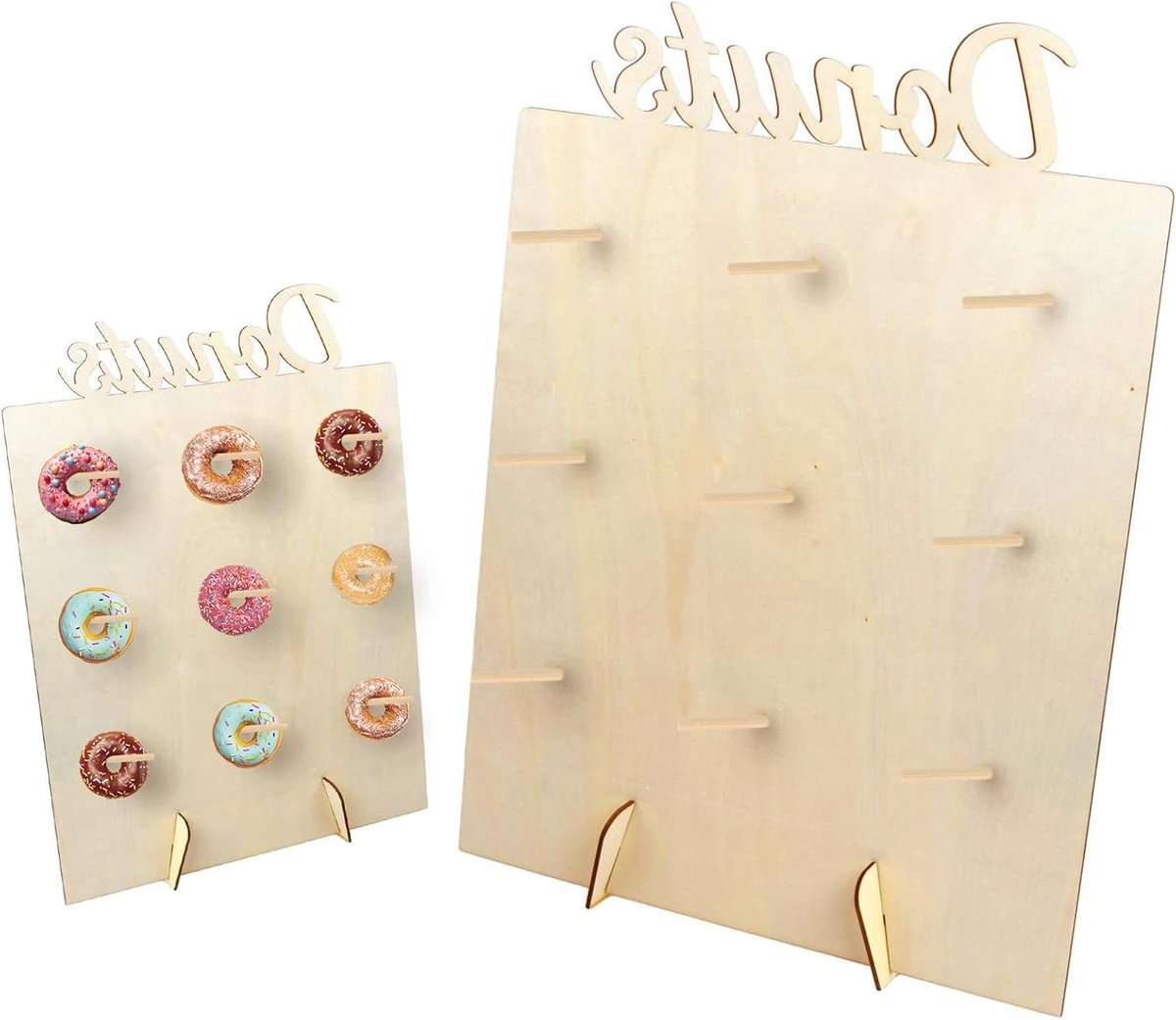 Donutstandaard met 9 houders voor verjaardagsfeestjes, bruiloften en babyshowers