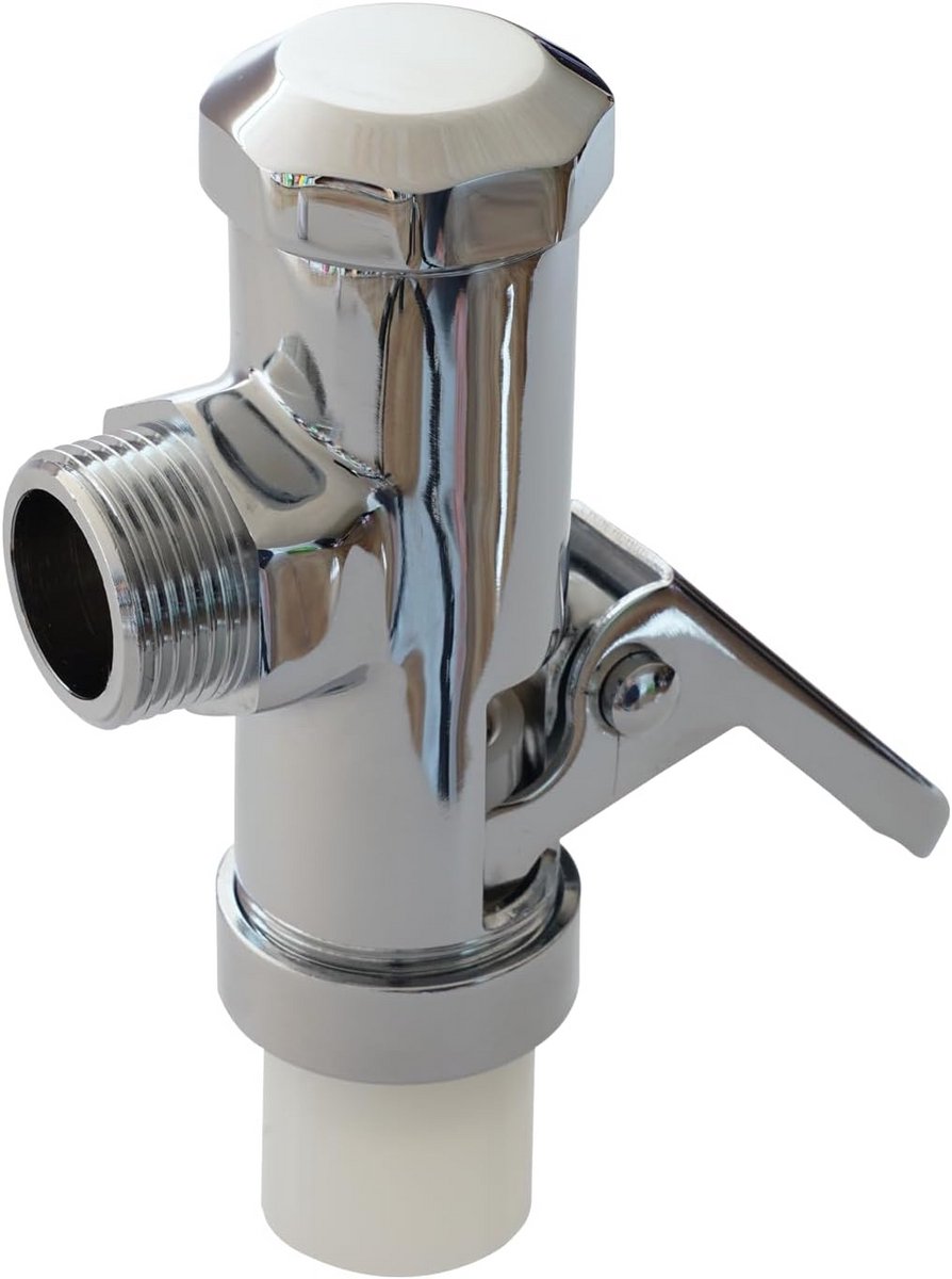 Drukknop voor Toilet Spoelreservoir Chroom 3/4 inch Mechanische Bediening