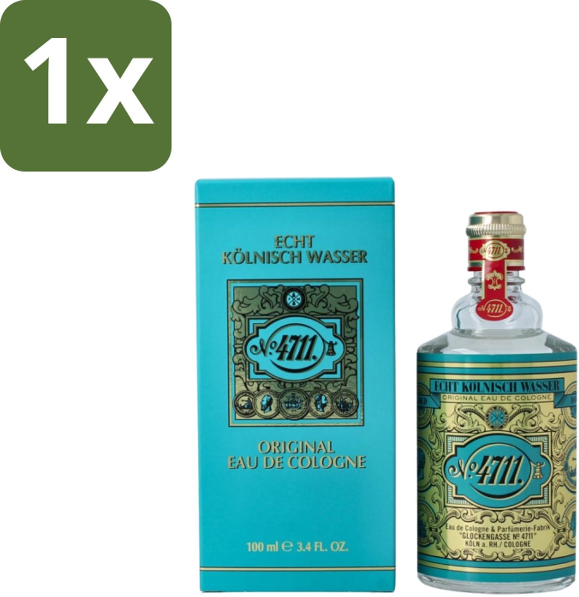 4711 – Eau de Cologne – Molanus Fles – 100 ml - 1 stuk