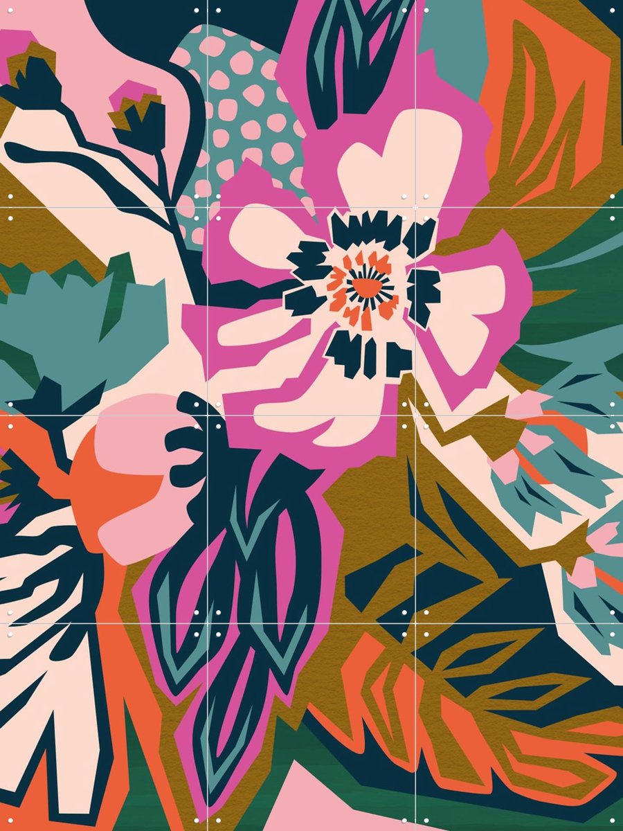 IXXI What a Coincidence, Megan Gallagher - 60 x 80 cm - Gratis ophangtool - Grote wanddecoratie en posters - Abstract, Grafisch Ontwerp, Speels