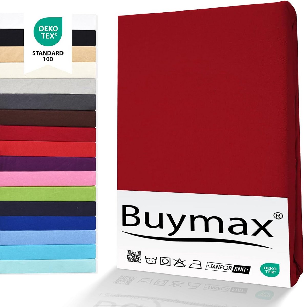 Jersey Hoeslaken 60x120 cm - 100% Katoen Kinderbeddengoed - Geschikt tot 15cm Matrasdikte